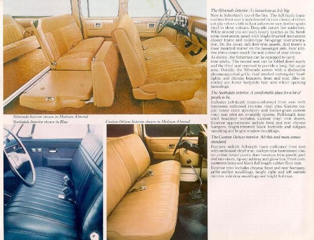 1982 Chevrolet Surburban Foldout Page 3